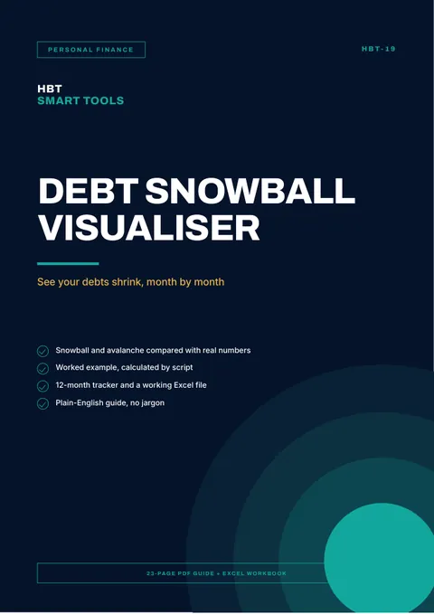 View 2: Sample page 1 from Debt Snowball Visualiser