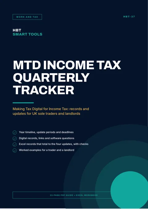 View 2: Sample page 1 from Making Tax Digital for Income Tax Tracker