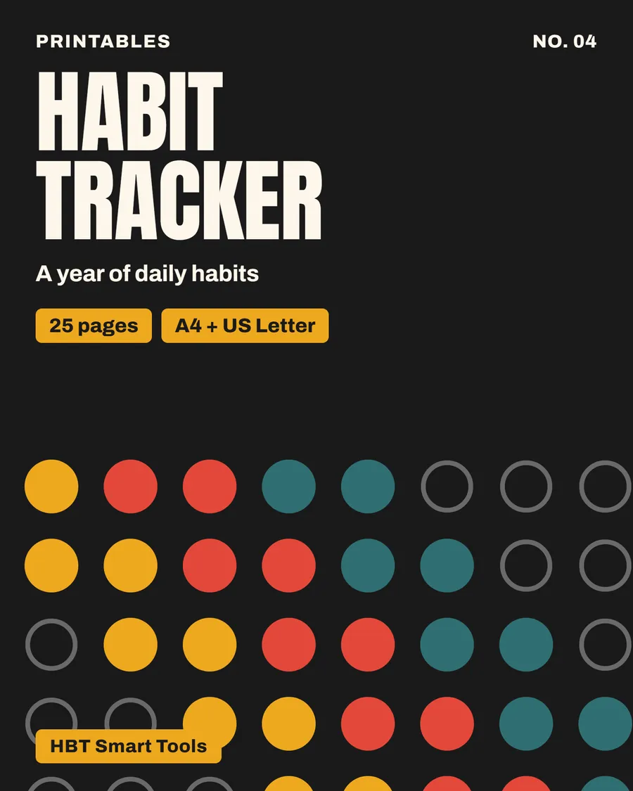 Cover of Habit Tracker Printable
