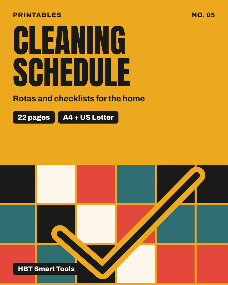Cover of Cleaning Schedule Printable