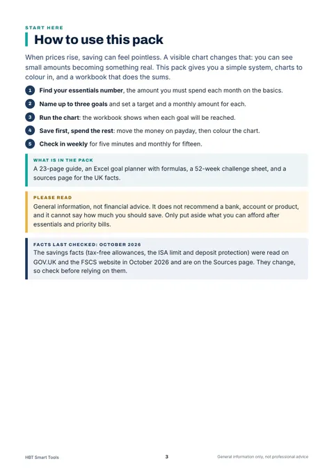 View 4: Sample page 3 from Cost-of-Living Savings Chart